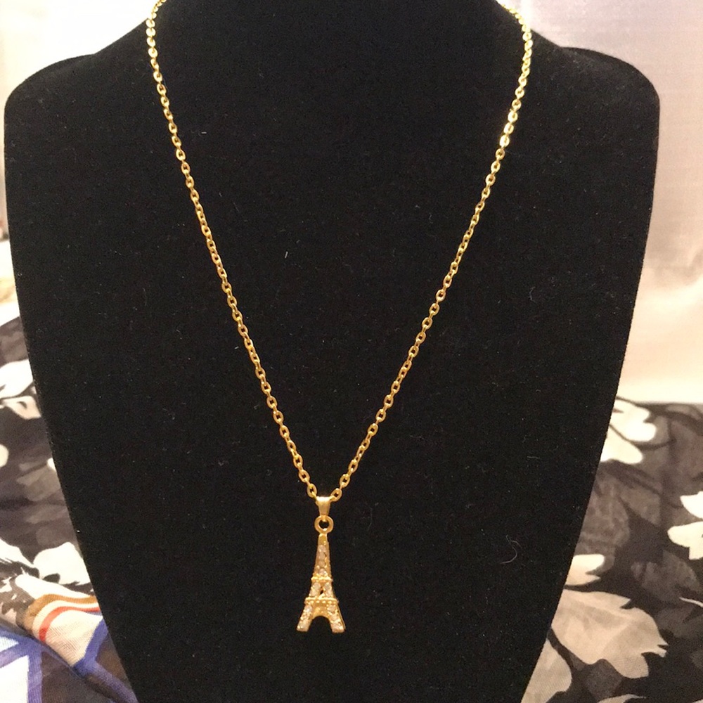 $4/20 🔥 sale Effiel Tower necklace gold